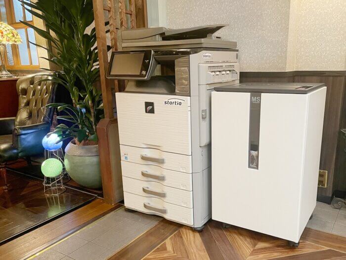 プロフェッショナル シュレッダー設置風景