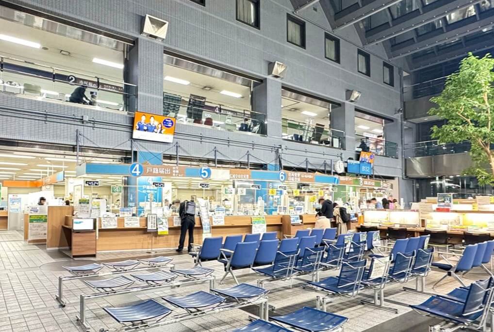 上尾市役所様窓口