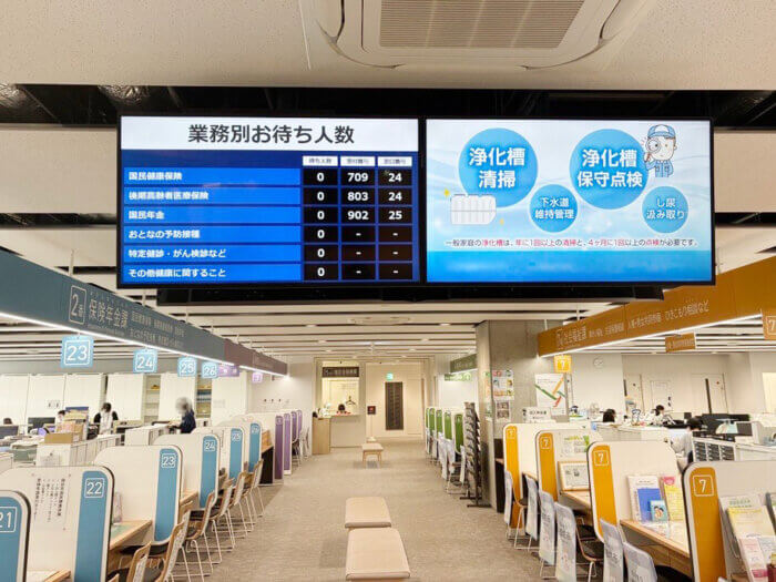 御坊市役所様窓口風景