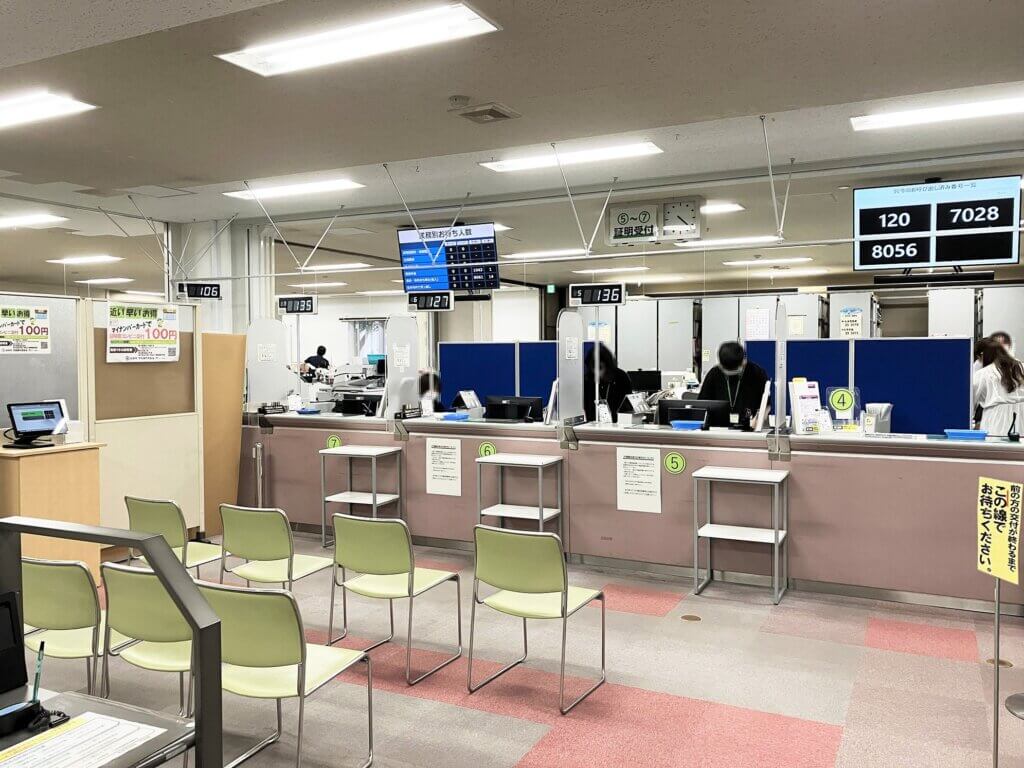 松本市役所様 窓口カウンター