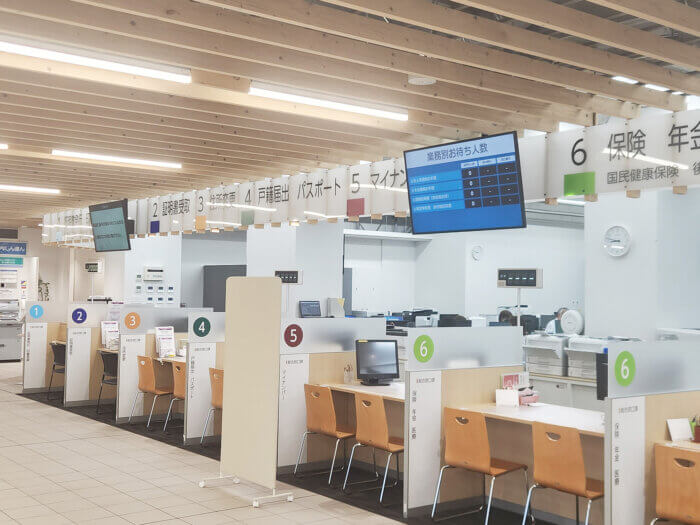 稚内市役所様窓口